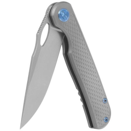 Kubey KB Knives Hydro Grey Titanium, Stonewashed M390 by Mark Perez (KB323A)