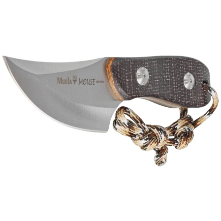 Nóż Muela Mouse-7M Brown Jute Micarta, Satin 14C28N