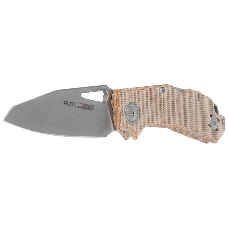 Viper Alfa Knife Natural Canvas Micarta, Stonewashed MagnaCut by Simone Tonolli (V6022CN)