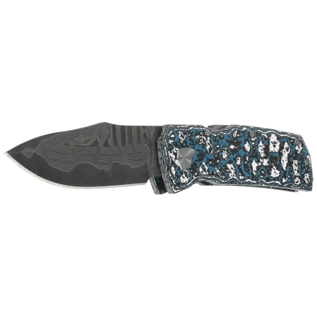 Nóż składany Maserin 502 Power Frost FatCarbon, MagnaCut Damascus by Sergio Consoli (502/DM)