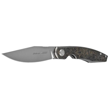 Nóż składany Viper Belone Titanium/Dark Matter Gold Fat Carbon, Satin M390 by Jesper Voxnæs (V5970TIFCG)