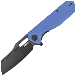 Kubey Atlas Knife Denim Blue G10, Dark Stonewashed 14C28N by Jelly Jerry (KU328K)