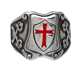 Tole 10 Imperial Templar Cross Ring Ø19 (16201-19)