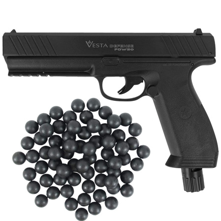 Pistolet RAM Vesta Defence PDW50 .50 cal 17J + 50 kul gumowych