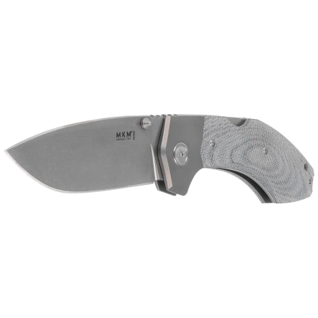 Nóż skladany MKM Hero Denim Canvas Micarta, Stonewashed M390 by Tommaso Rumici (MK HR-DCT)