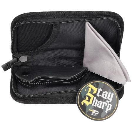 Bestech Knife Riverstone Black G10, Black Stonewashed 154CM by Frank Grissom (BL03C)