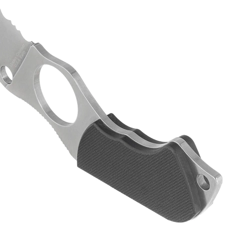 Spyderco Swick 6 Small Black G10 Knife, Satin LC200N by Sal Glesser (FB14S6)