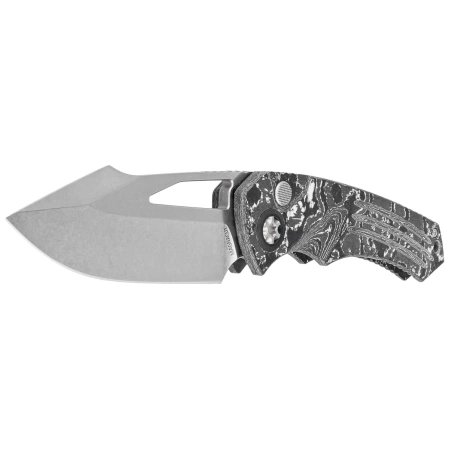 Nóż składany Heretic Pariah Manual White Camo Carbon Fiber, Stonewashed MagnaCut by Tony Marfione Jr.