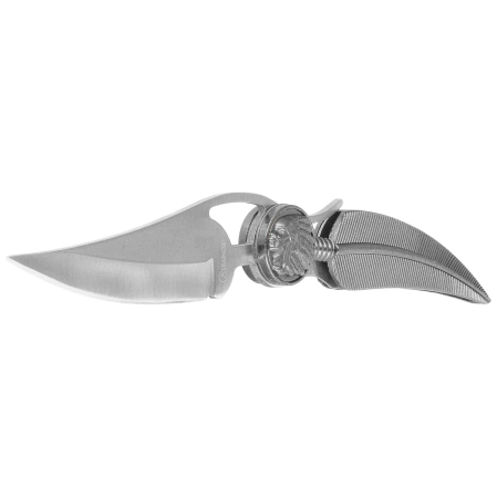 Nóż składany Martinez Albainox Apache Feather Gray Zamak, Satin 3Cr13Mov (10585)