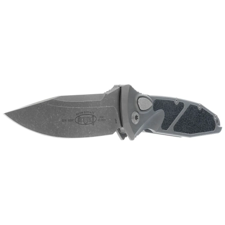Nóż automatyczny Microtech Socom Elite Auto S/E Natural Clear Aluminium, Apocalyptic M390 by Tony Marfione (160A-10APNC)