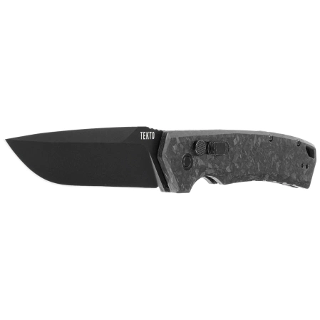 Nóż automatyczny Tekto A3 Delta D/P Forged Carbon Fiber, Black D2