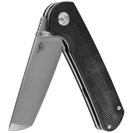Bestech Sledgehammer Black Micarta, Satin / Stonewashed D2 knife (BG31C)