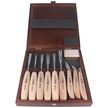 Narex Standard Carving Chisels Set in Wooden Box 9pcs (8948 13)