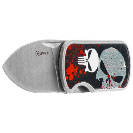 Nóż składany Martinez Albainox Skull 3D Aluminium, Satin 3Cr13Mov (18730)