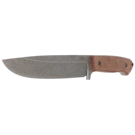 Nóż Za-Pas Expendable Brown Micarta, Acid Stonewashed NMV (EX-ST-M-BR)