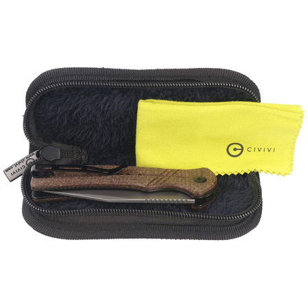 CIVIVI Cogent Brown Micarta, Bead Blasted (C20038D-6)