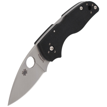 Nóż składany Spyderco Lil' Native G-10 Black Mid Back Lock Plain (C230MBGP)