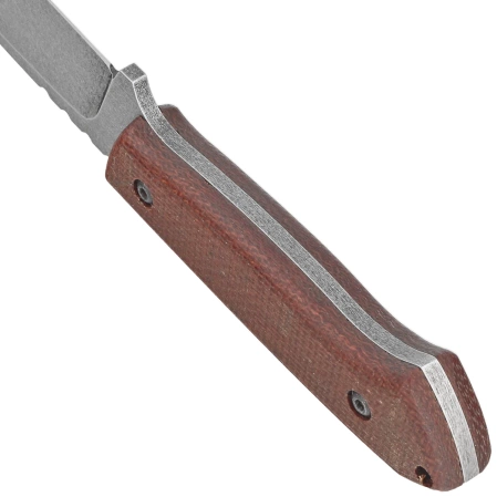 Nóż Za-Pas Ultra Outdoor Brown Micarta, Black Cerakote O2 (UO-CE-M-BR)