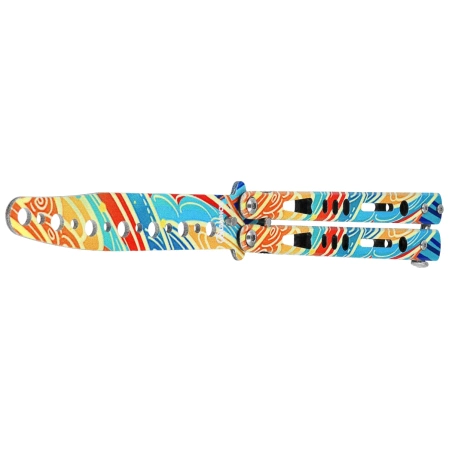 Nóż treningowy motylek Martinez Albainox Balisong Training 3D Design Steel, 3D Design 3Cr13Mov (02270)
