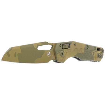 Nóż składany Microtech MSI S/E Ram-Lok Bazooka Camo Green Tri-Grip Polymer, Cerakote Camo M390MK by Tony Marfione (210T-1PMBOC-X9Z10)