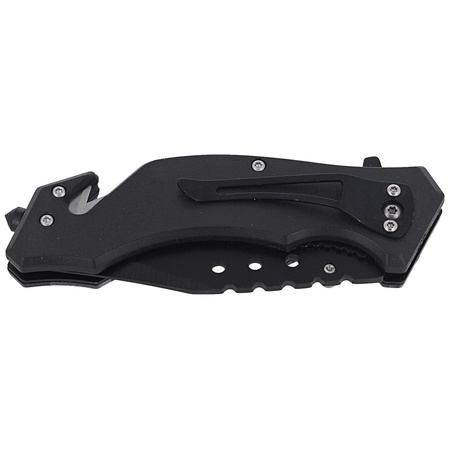 Nóż ratowniczy Herbertz CJH Route 66, Black Blade 420 (44005)