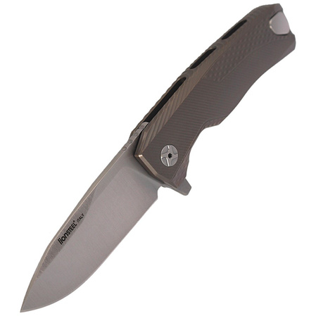 LionSteel ROK Knife Bronze Titanium, Satin M390 by Molletta (ROK B)
