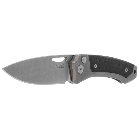 LionSteel Twain Gray Titanium / Black G10, Satin MagnaCut by Gianni Pauletta (TW GY GBK)
