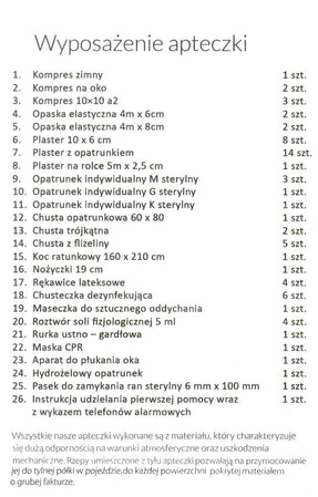 Medaid First Aid Kit Type 510 with Cross (APT510CR)