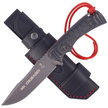 Muela Crusader Black Micarta, Black Blade 125mm (CRUSADER-13M.N)