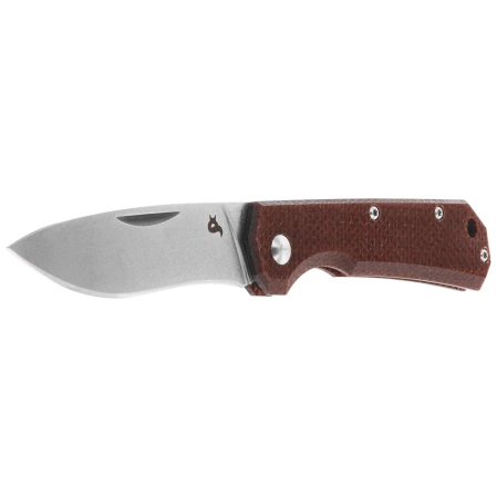 Nóż składany BlackFox Ciol Brown Canvas Micarta, Stonewashed 440C by Denis Simonutti (BF-748 MIB)