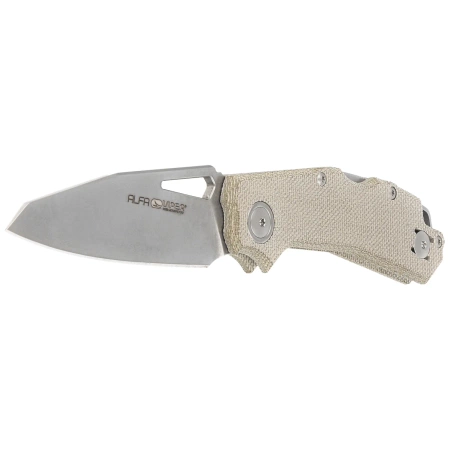 Nóż składany Viper Alfa Green Canvas Micarta, Stonewashed MagnaCut by Simone Tonolli (V6022CG)