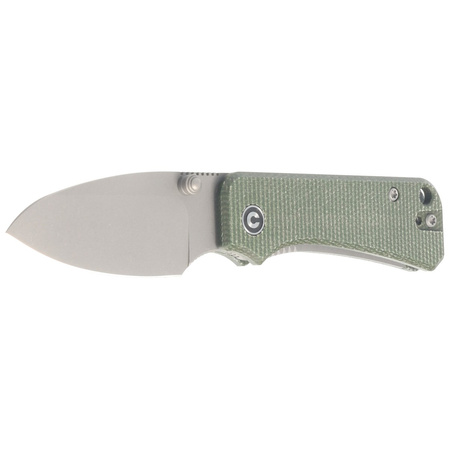 CIVIVI Knife Baby Banter Green Micarta, Gray Stonewashed by Ben Petersen (C19068SB-1)