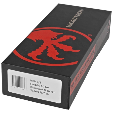 Microtech MSI S/E Fluted Tan G10, Stonewashed M390MK by Tony Marfione