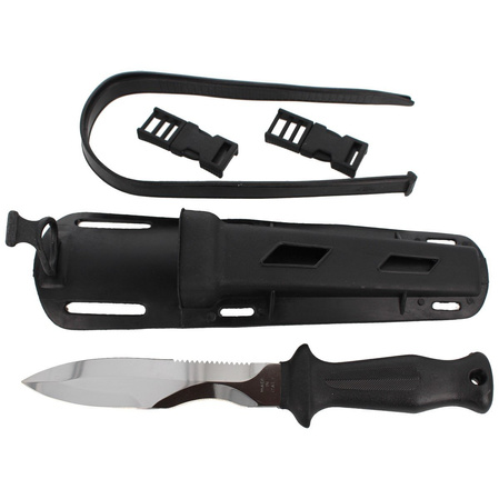 MAC Coltellerie SUB 16 Black Diving Knife 160mm (MC SUB16.N)