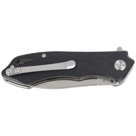 Bestech Knife Beluga Black G10, Stonewashed / Satin D2 (BG11D-2)