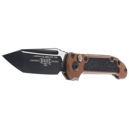 Nóż automatyczny Microtech LUDT Gen III T/E Tan Aluminium, Black M390MK by Tony Marfione (1136-1TA)