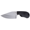 Spyderco Subway Bowie Black FRN, Satin Plain LC200N by Fred Perrin Knife (FB48PBK)