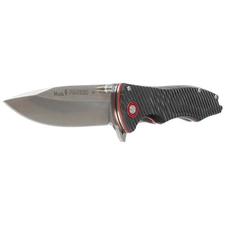 Nóż składany Muela Panzer-10BM Black Micarta, Satin D2