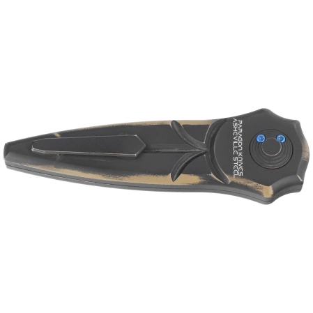 Paragon Warlock-X Convergence Black Aluminum, Black Cerakote CPM S35VN (WLOCX-DUNE-THEME2)