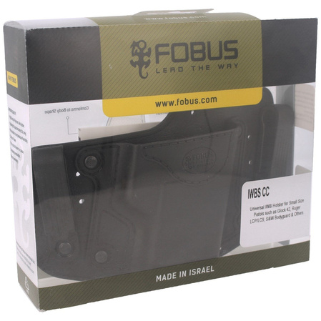 Fobus IWBS CC holster for Glock, Kel-Tec, Kimber, Walther, Beretta, Sig, S&W, Colt, Springfield, Remington, Taurus