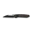 WeKnife Brr15 Black Titanium/Copper Foil Carbon Fiber, Black Stonewashed/Satin M390 by Rafal Brzeski (WE24007-1)