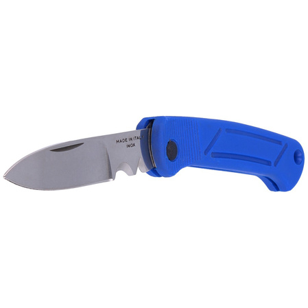 Nóż składany monterski dla elektryka MAC Coltellerie B05E Blue FRN, Satin W 1.4028 (MC B05E.B)