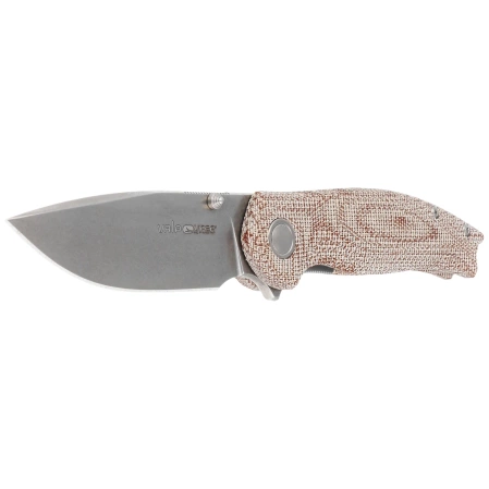 Nóż składany Viper Vale Natural Canvas Micarta, Stonewashed MagnaCut by Jesper Voxnæs (V6006CN)