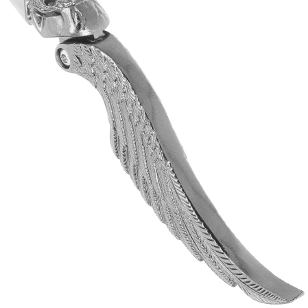 Nóż składany Martinez Albainox Skull Black Zamak, Satin 3Cr13Mov (10971)