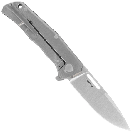 LionSteel Q4ttro Knife Black G10/Titanium, Satin MagnaCut by Molletta (Q4 GBK)