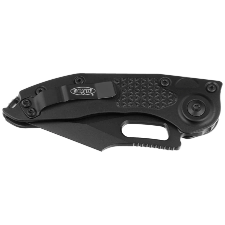 Nóż automatyczny Microtech Stitch-A S/E Tactical Black Aluminium, Black DLC M390 by Sebastijan Berenji and Tony Marfione (169-1T)