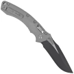 Microtech Amphibian Ram-Lok S/E Knife Natural Clear Fluted Aluminum, Black M390MK by Tony Marfione (137RL-1FLNC)