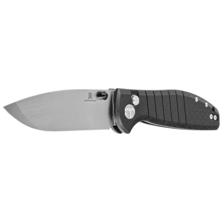 Nóż składany Bestechman Goodboy Black Shredded G10, Stonewashed/Satin D2 by Keanu Alfaro (BMK04K)