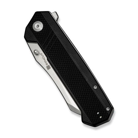 Sencut Draxor Black G10 Knife, Satin 9Cr18MoV (S24035-1)