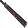 Nóż motylkowy Third Decor Habitat Balisong Black/Red Stainless Steel, Black 420 (16070R)